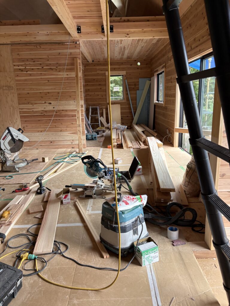 西桂町｜ログハウス新築工事